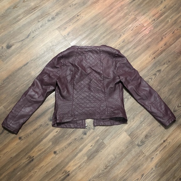 Faux Leather Jacket, Large - Picture 2 of 3